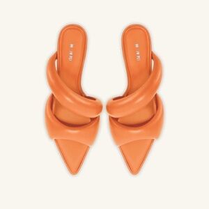 JW PEI Women's Bold Orange Mules